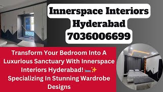 luxuryhomes bedroominteriors hyderabad innerspace livingspaces hyderabadinteriors renovation [upl. by Kcirderf]