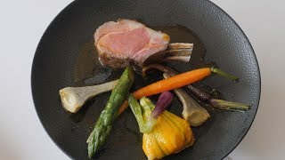 Recette  carré d’agneau et légumes de saison  Météo à la carte [upl. by Skees]