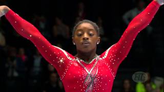 Simone BILES USA  2013 Artistic Worlds [upl. by Elyc826]