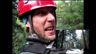 Zip Lines Sonoma Canopy Tours Occidental CA [upl. by Brenk503]