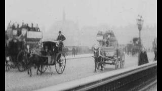 Blackfriars Bridge 1896  RW Paul  BFI [upl. by Ydniw]