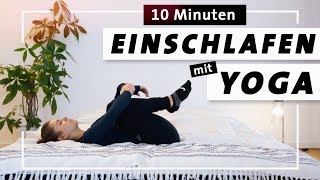 Mit Yoga Entspannt Einschlafen  Sanfte Abendroutine im Bett zum Loslassen amp Entspannen [upl. by Naeruat378]