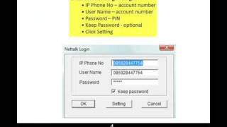 NetTalk SIP Dialer Configuration [upl. by Des]