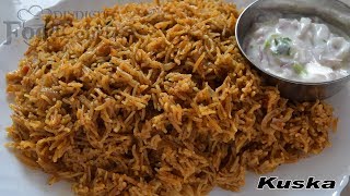 Kuska Recipe Plain Kuska Plain BiryaniLunch Box Recipe [upl. by Ahsinrad113]