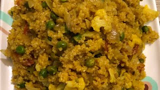 Namkeen Daliya Recipe in Punjabi  Vegetable Pulao Recipe [upl. by Rayshell]