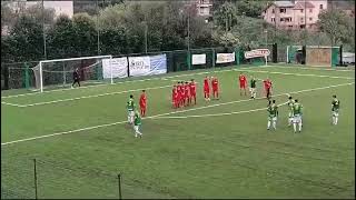 Bargagli vs ANPI  il gol su punizione di Merialdo [upl. by Hseham]