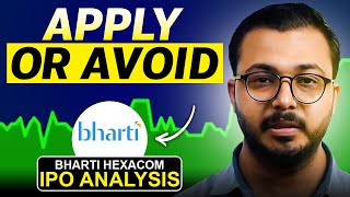 Bharti Hexacom IPO Analysis  Apply or avoid  Vibhor Varshney [upl. by Lundgren]