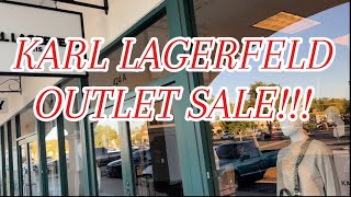 KARL LAGERFELD OUTLET SALE browsewithme outletshopping outletsale karllagerfeld karl baglover [upl. by Tremayne840]