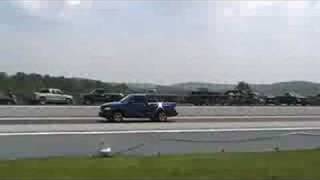 Blue Ford Lightning vs 454 SS Chevy Silverado [upl. by Leeanne]