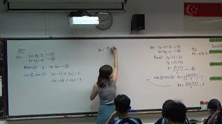 2E 2024 Ex 1C Substitution Hwk amp Ch 13 Solving Simult Eqns using Graphical Method Part 2 [upl. by Pirzada837]