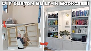 Build Your Own Custom Bookcase BuiltIn [upl. by Tirb527]