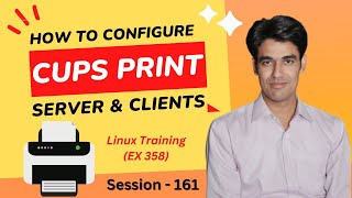 Session  161  CUPS Print Server Configuration in Linux  Print Server amp Clients  Nehra Classes [upl. by Nole420]