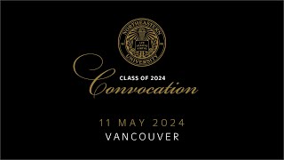 Northeastern Vancouver Graduation Ceremony  2024 [upl. by Ainotahs]