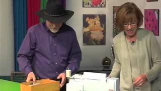 The Quilt Show Tutorial French Fold Binding with Alex Anderson [upl. by Orgell]