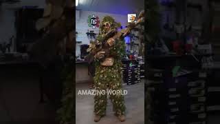 Real life Gilly suit vs PUBG Gilly suit shortsfeed [upl. by Oicangi]