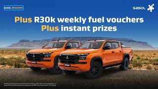 SasolRewards  Win a 2024 Mitsubishi Triton [upl. by Aleekat511]