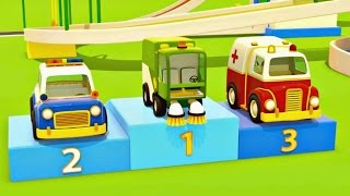 Helper Cars A Car Cartoon Animation for Kids [upl. by Yrallam]