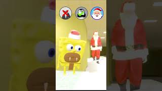 Spongebob vs Santa A Snowy Christmas Clash🎅❄️😲 meme gmod [upl. by Benisch]