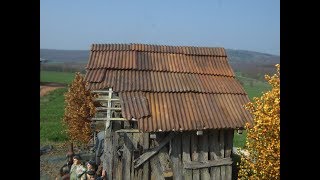 Rostiges Wellblech für das Schuppendach [upl. by Itraa]