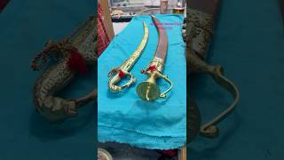 Rajputi talwar sword market  dm for online order talwar talwar youtube ytshorts shorts viral [upl. by Nho259]