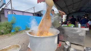 Humongous 50 litres of Tea Making  All Over in 10 Mins  Indian Street Food [upl. by Maggy438]