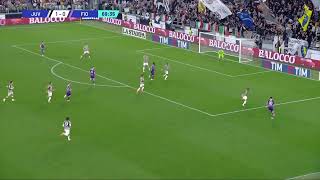 Highlights Juventus vs Fiorentina 10 Gatti [upl. by Eelta]