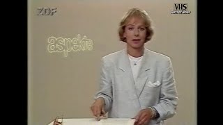 ZDF 1991 Aspekte 25 Jahre Jubiläumssendung  TV Classic Reboot [upl. by Nnalorac79]