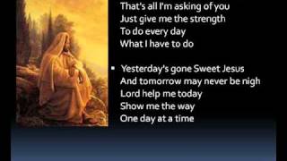 One day at a time lyrics [upl. by Aihseyk260]