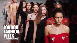 London Fashion Weeks closing shows best bits [upl. by Amron]