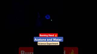 🔥 Why My Finger Didn’t Burn 😱Amazing Experiment with Acetone scienceexperiments shorts science [upl. by Essila385]