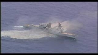 HMAS Waller fires MK 48 Mod 7 CBASS torpedo [upl. by Edlitam]