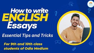 How to write essay in english subject for annual Board exam of 9th amp 10th Class [upl. by Annatnas353]