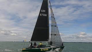 Quarter Ton in Cowes Week 2023 [upl. by Odie489]