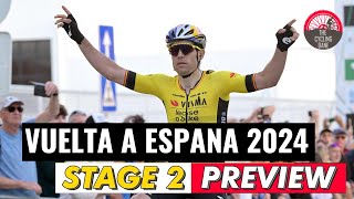 Vuelta a Espana 2024 Stage 2 PREVIEW  Can Wout van Aert Win the Sprint [upl. by Marci]