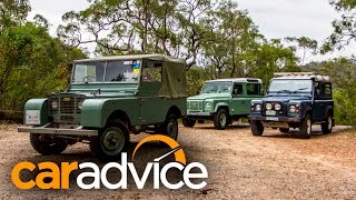 Land Rover Defender 90 Old v New  featuring 1948 Series 1 and 2016 Heritage Edition [upl. by Cleodell]