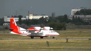 Antonov An32P take off at Kulbakino  Nikolayev  UKOR [upl. by Neenaj]