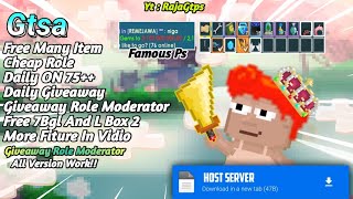 New Gtps ❗Gtsa Private Server❗ Giveaway Role Moderator 🔥❗ More Fiture In Vidio [upl. by Egoreg]