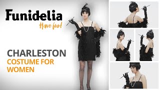 CHARLESTON costume  Made by Funidelia [upl. by Eltsyrhc]