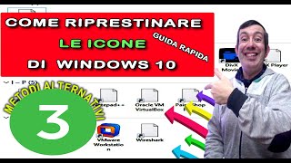 Come ripristinare le icone Windows 10 con tre metodi alternativi guida rapida [upl. by Ybhsa]