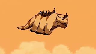 Avatar The Last Airbender  1 hour Appa flying  screensaver [upl. by Enaenaj]