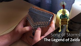 Song of Storms  The Legend of Zelda  Chromatic Kalimba cover [upl. by Obmar]