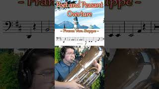 Poet and Peasant Overture Part 1 Intro  Franz Von Suppe tuba brass orchestra [upl. by Cirded]