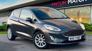 Used Ford Fiesta 10T EcoBoost Titanium Auto Euro 6 ss 3dr  Motor Match Crewe [upl. by Aural]