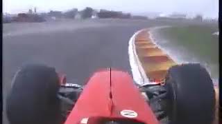 Michael Schumacher onboard is testing a Ferrari F12004 at the Fiorano [upl. by Ayalat]