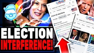 Google BUSTED Hiding Trump Voting Info Promoting Kamala Harris Poll Worker Arrested amp Man w Torch [upl. by Timmy]