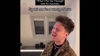 Conor Maynard  What I Put You Through No AutoTune [upl. by Ytsirk]