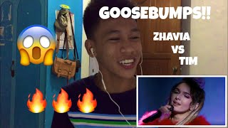 Zhavia vs Tim The Most INTENSE Battle Of The Seanson  Do Not BLINK  The Four REACTION [upl. by Limaa35]