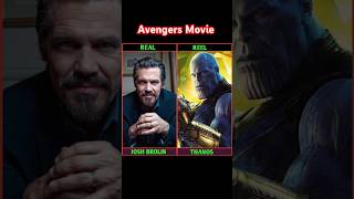 Avengers Movie Actors Actress Role avengers shorts short shortvideo trending [upl. by Eerpud501]