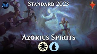 ⚪🔵 Azorius Spirits Haunts the Ladder  Standard 2023 MTG Arena Bo3 [upl. by Potash]