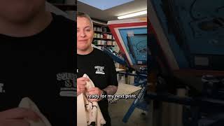 Full video available to watch now screenprinting squeegeeandink streetwear [upl. by Acinomaj]